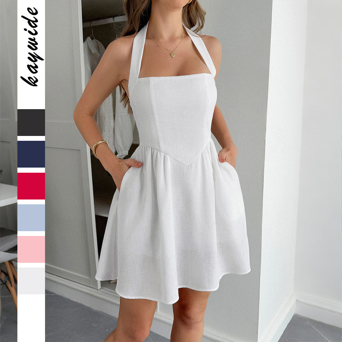 Stylish Women's Elegant Graceful Style Halter Skirts