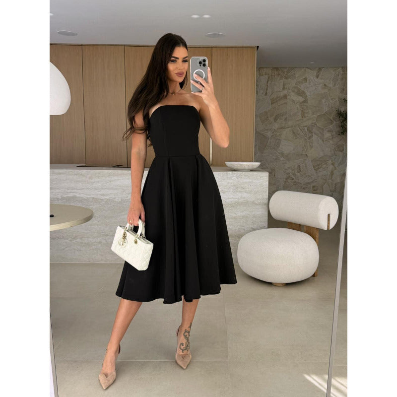 Slouchy Summer Wrapped Chest Large Swing Dress
