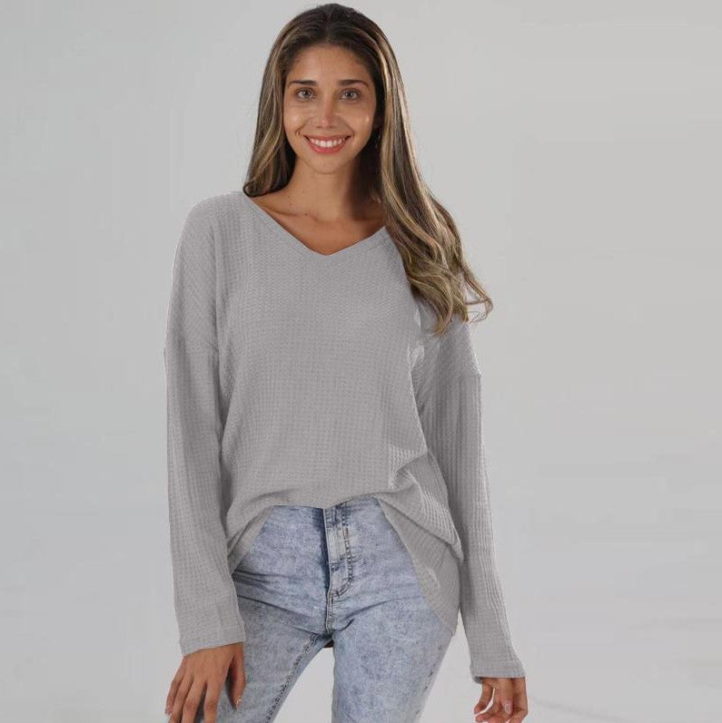 Classy Women's Loose Street Knitted Base Plus Size