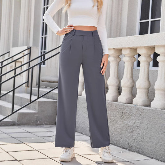 Women's Outdoor Workout Casual Yoga Trousers Straight Pants