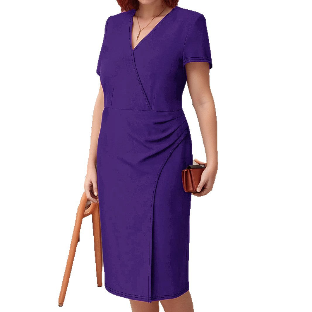 Women's Fashion Elegant Sleeve Solid Color Shorts