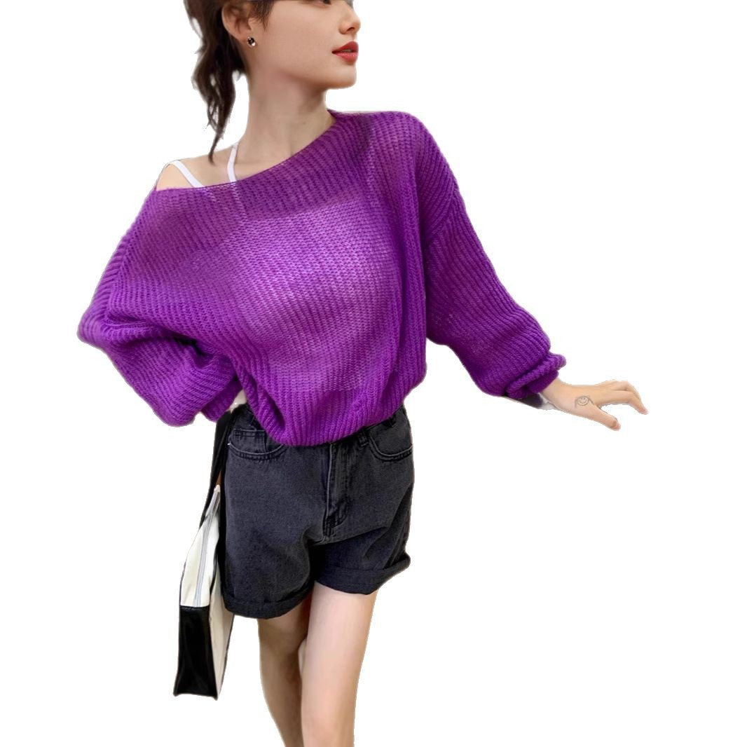 Creative Women's Casual Cute Loose Thin Women's Sweater