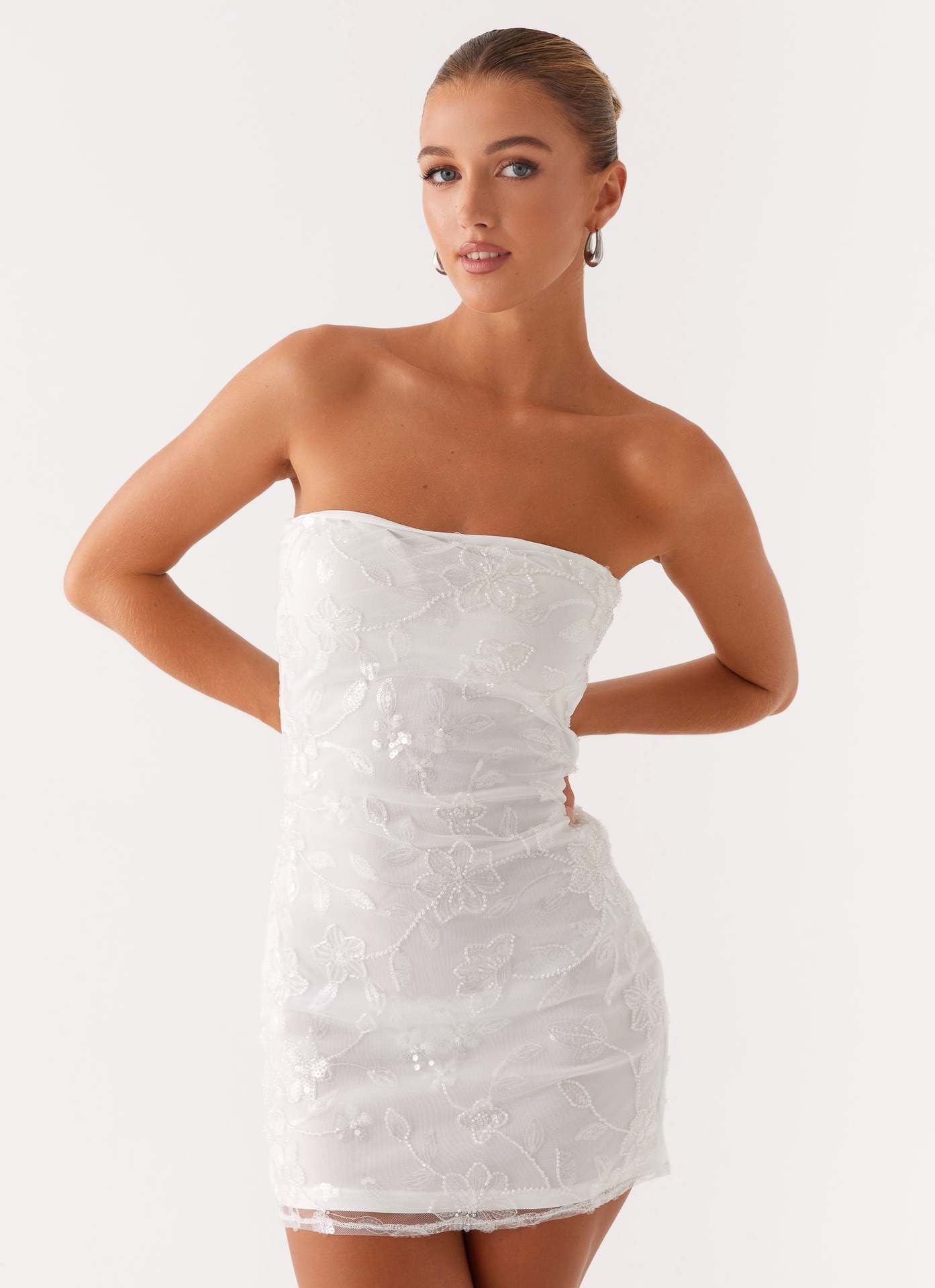 Women's Summer Fashion Sexy Tube With Sequins Sheath Tops