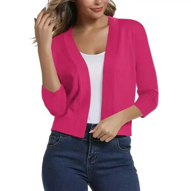 Beautiful Women's Elegant Simple Versatile Knitted Shorts