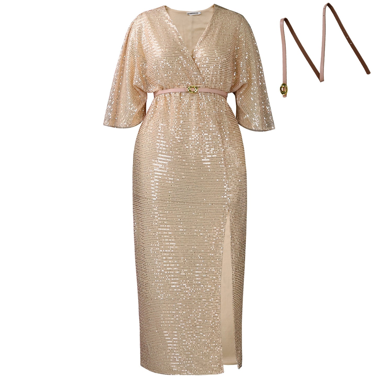 Women's Fashion Wear Temperament Sexy Slimming Sequined Dress