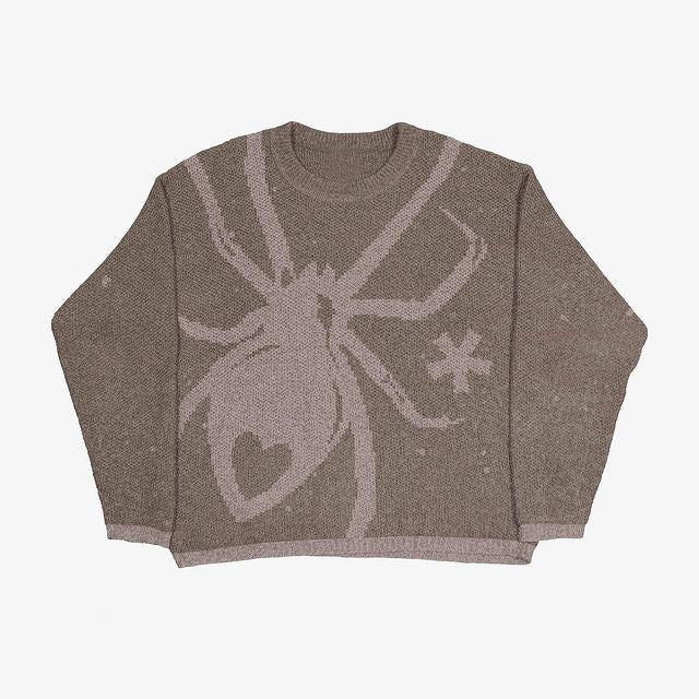 Fashion Round Neck Pullover Print Long Sweaters