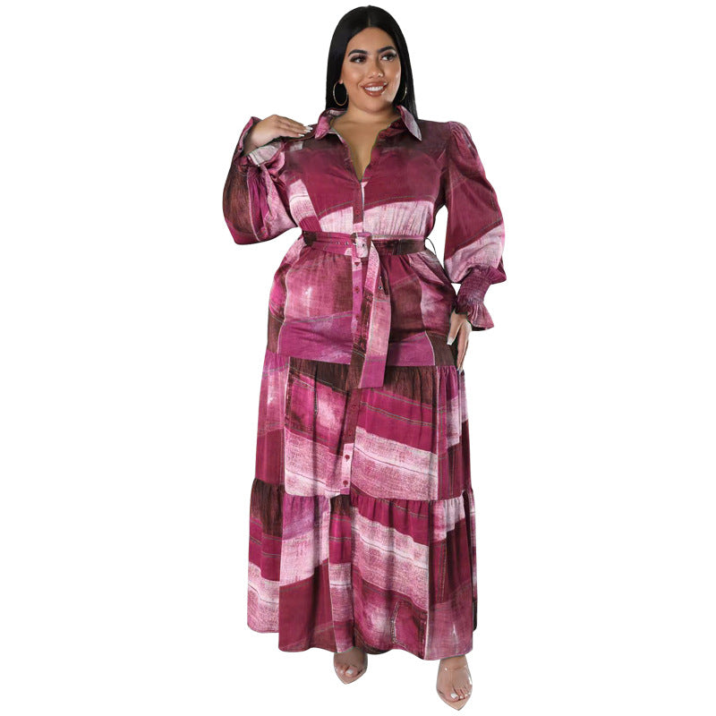 Women's Fashion Summer Shirt Collar Dress Dresses