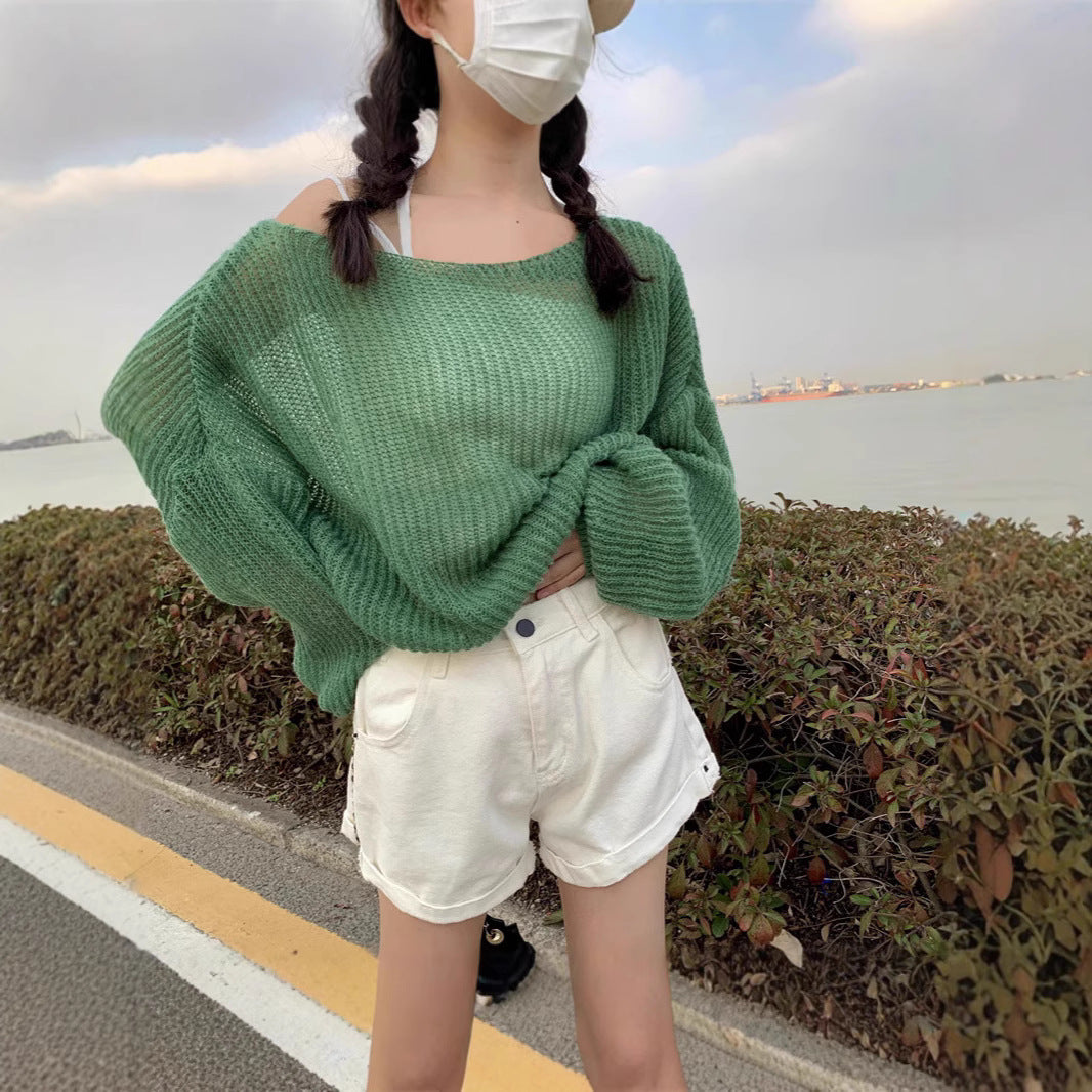 Creative Women's Casual Cute Loose Thin Women's Sweater