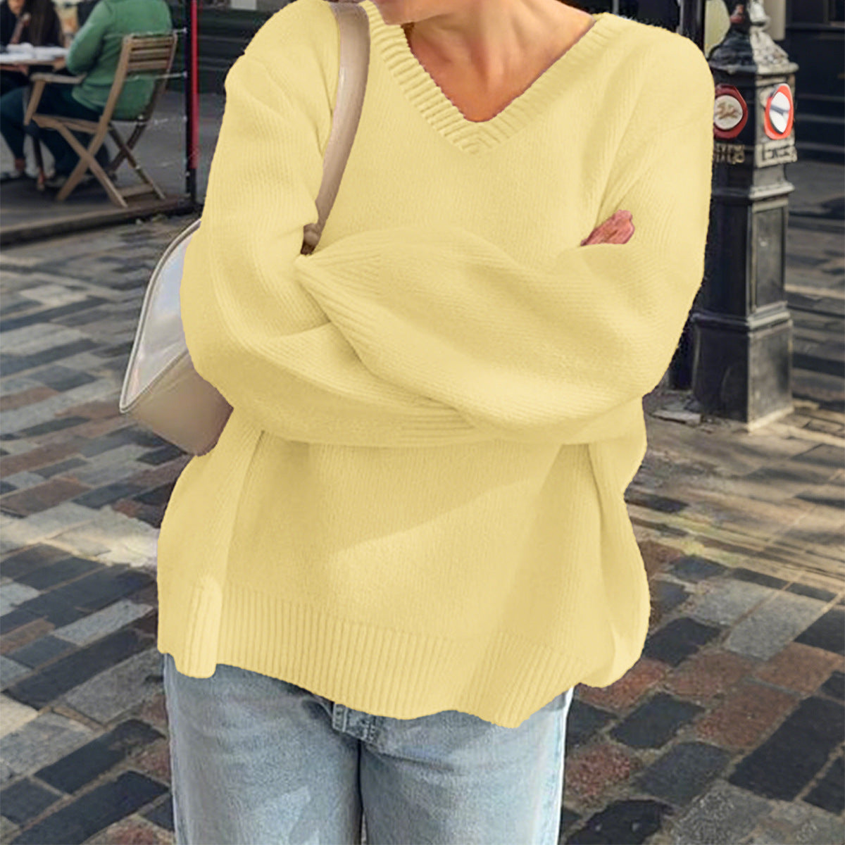 Women's Casual Simple Solid Color Long-sleeved Shirt Blouses