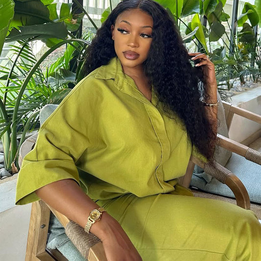 Women's Summer African Loose Trousers Two-piece Suits