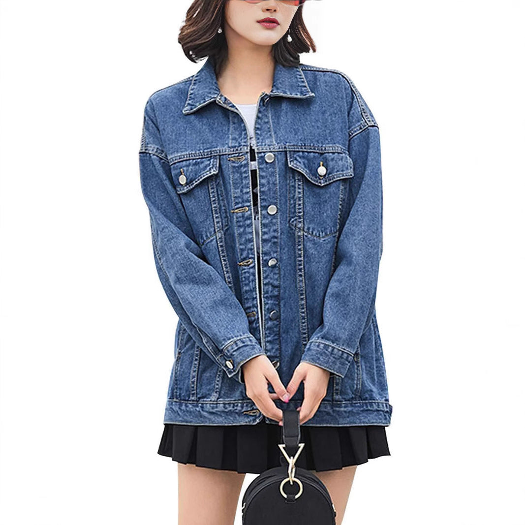 Women's Versatile Durable Unique Denim Long-sleeved Jackets