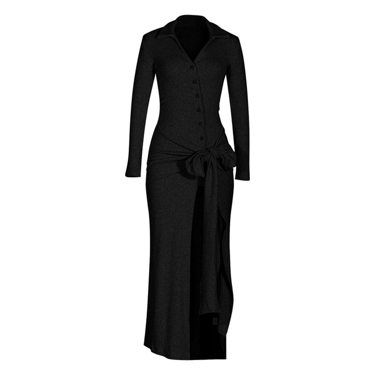 Knitted Dress Autumn French Vintage Style Dresses