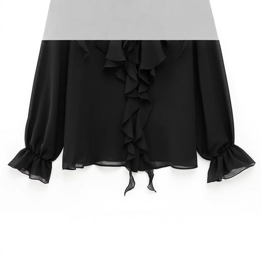 Women's Spring Shirt Long Fashion Loose Casual Blouses