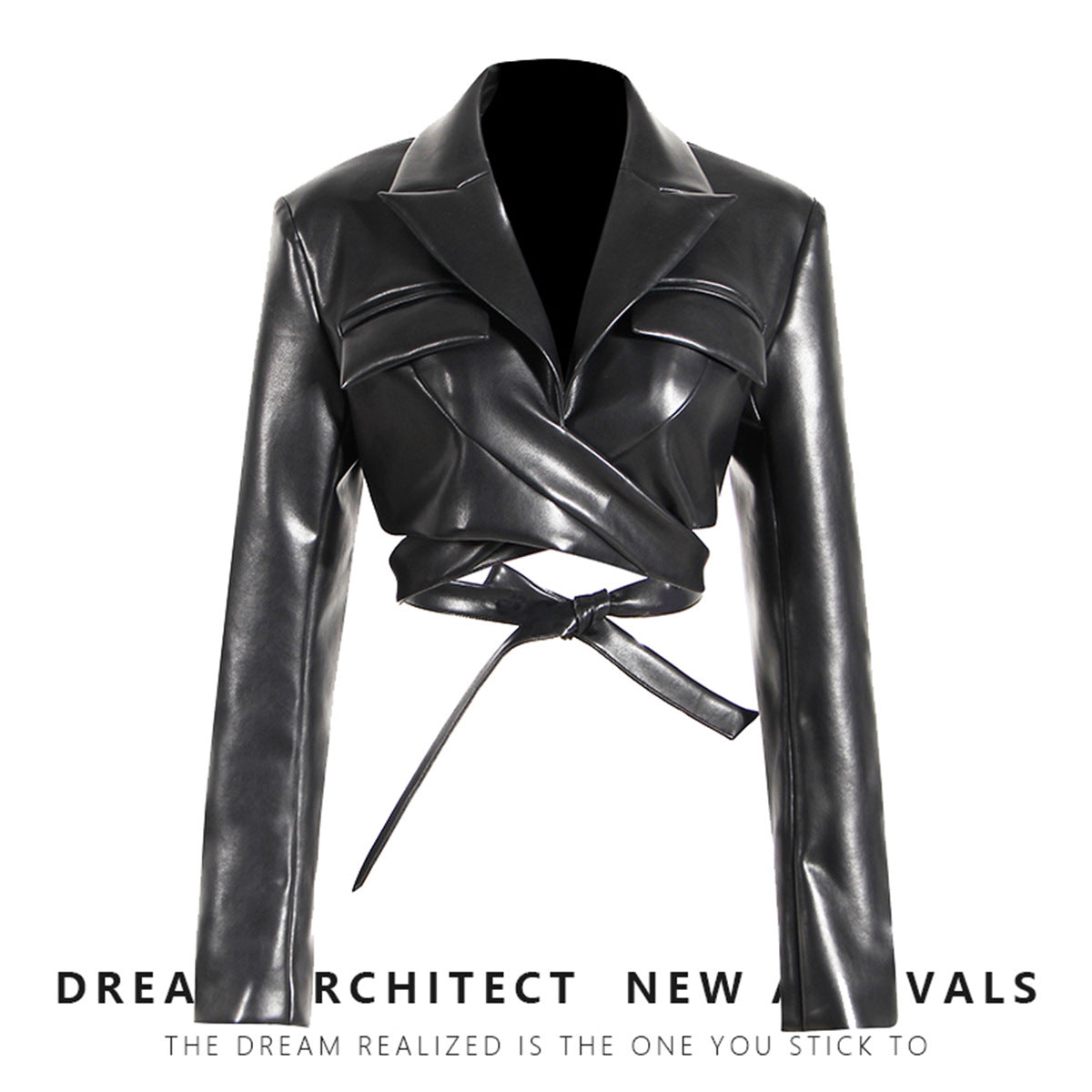 Women's Queen Style Small Full Open Cross Blazers