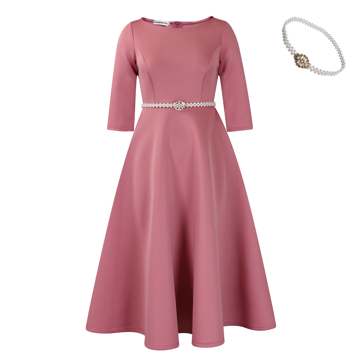 Solid Color Large Swing Elegant Dress Skirts