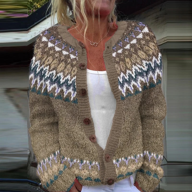 Stylish New Women's Loose Multicolor Fashion Knitwear