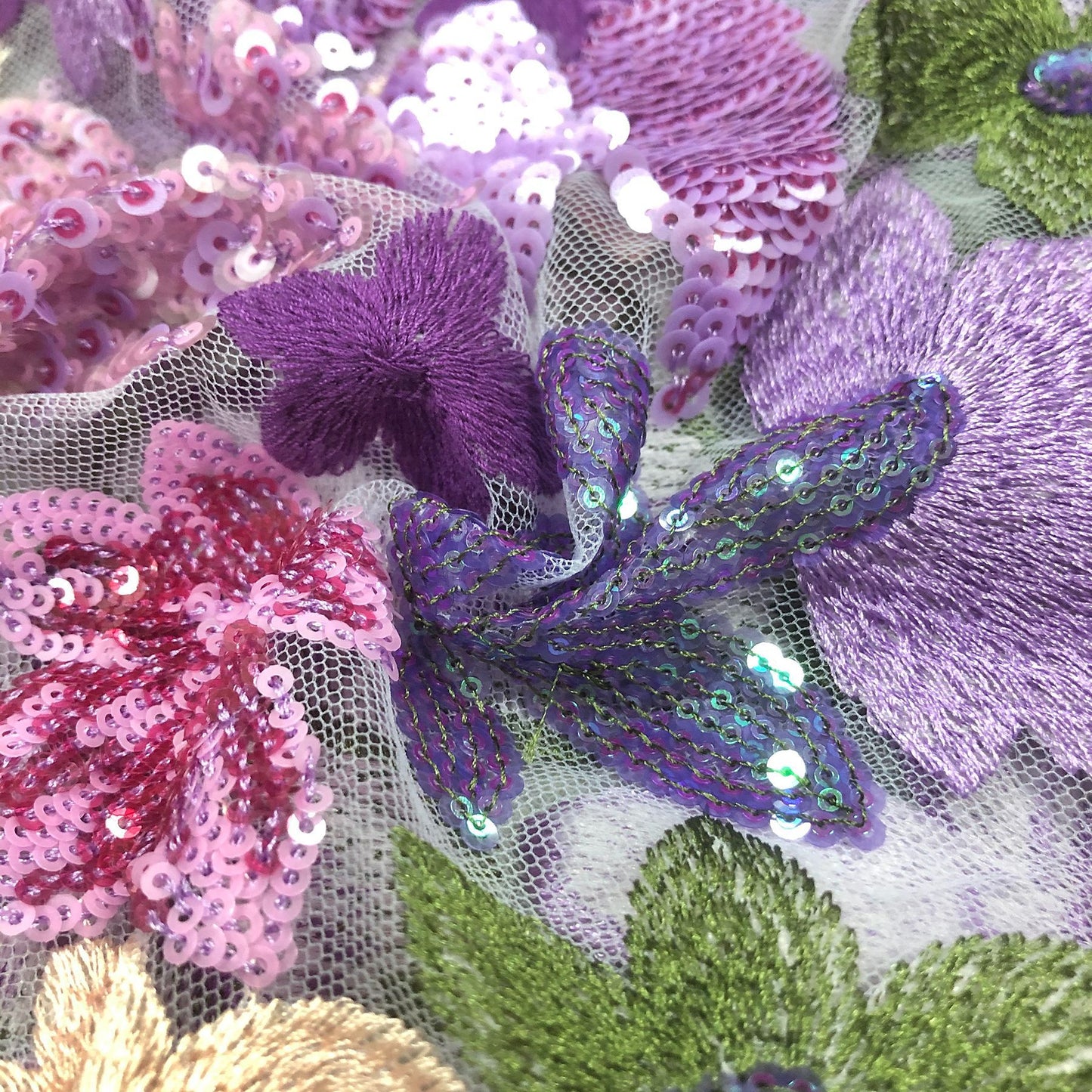 Sexy Formal Dress Three-dimensional Mesh Color Embroidered Dresses