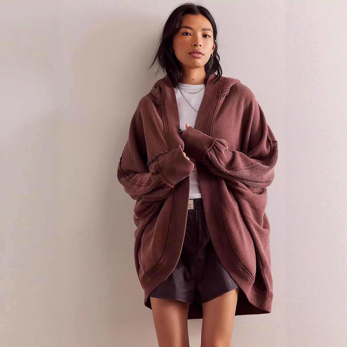 Women's Retro Sports Hoodie Fashion Casual Sweaters