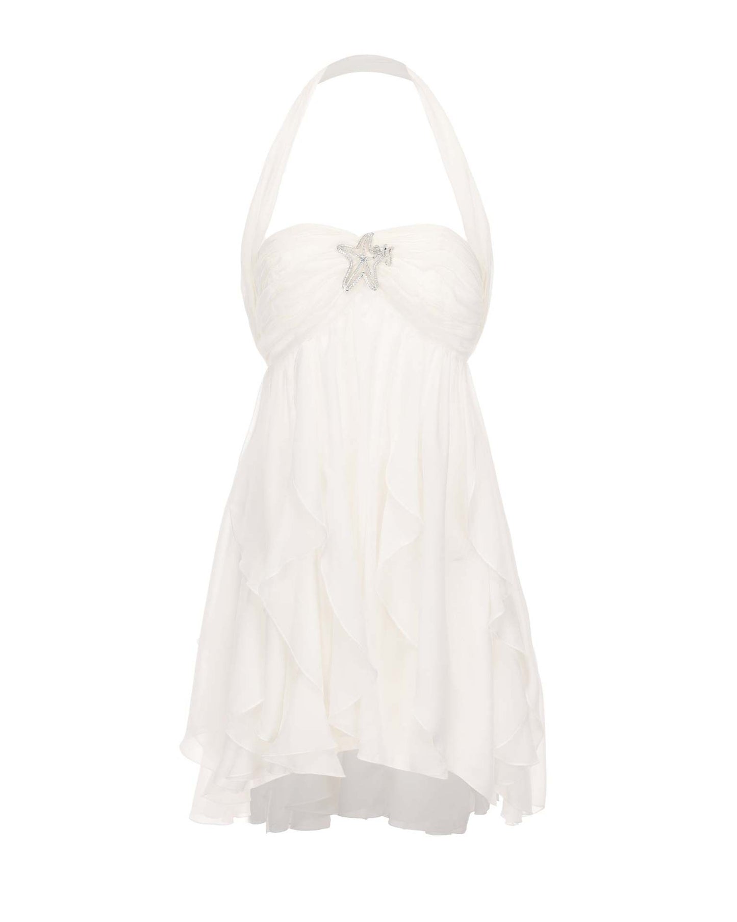 Printed French Tube Fairy Dress Vacation Dresses