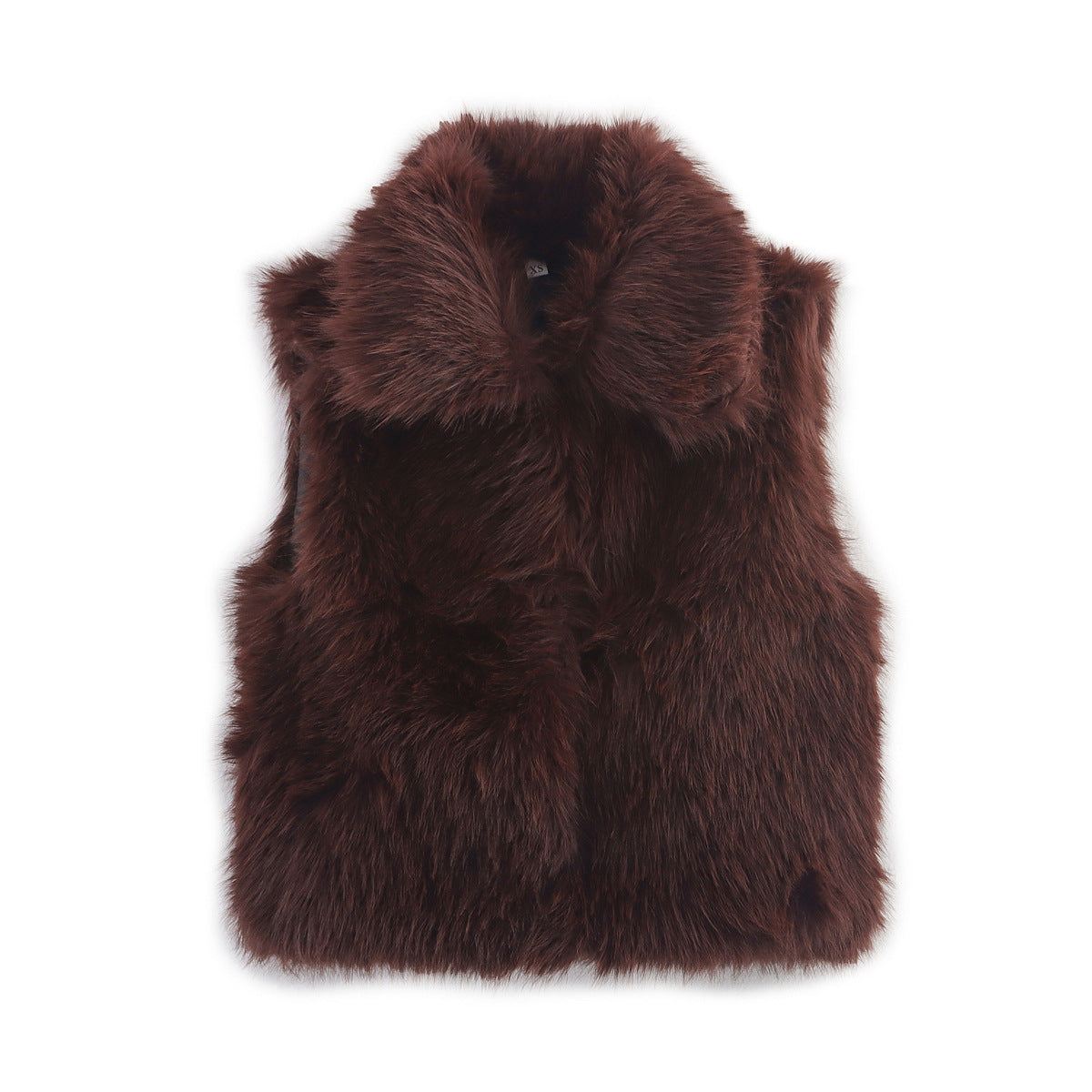 Women's Autumn Casual Street Fashion Artificial Fur Vests
