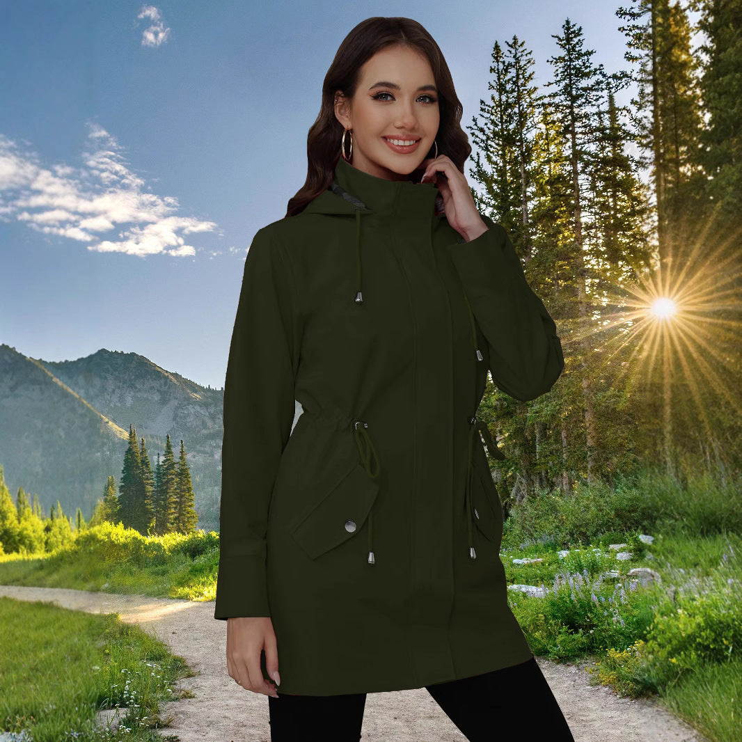 Women's Slimming Hooded Outdoor Versatile Casual Coats