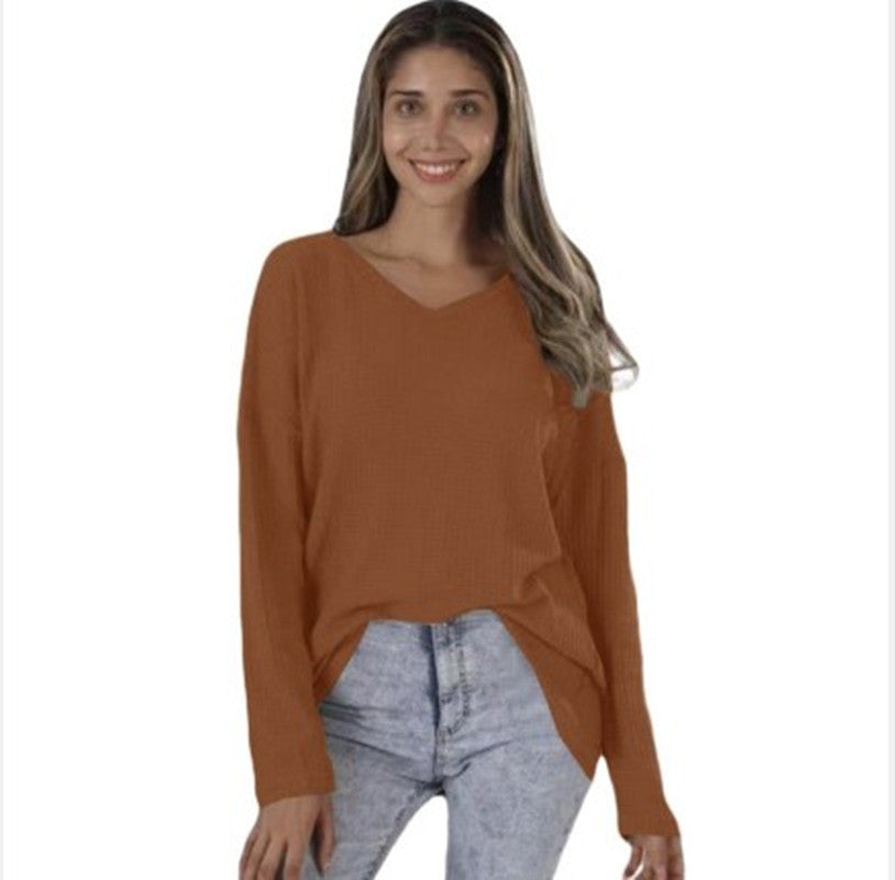 Classy Women's Loose Street Knitted Base Plus Size