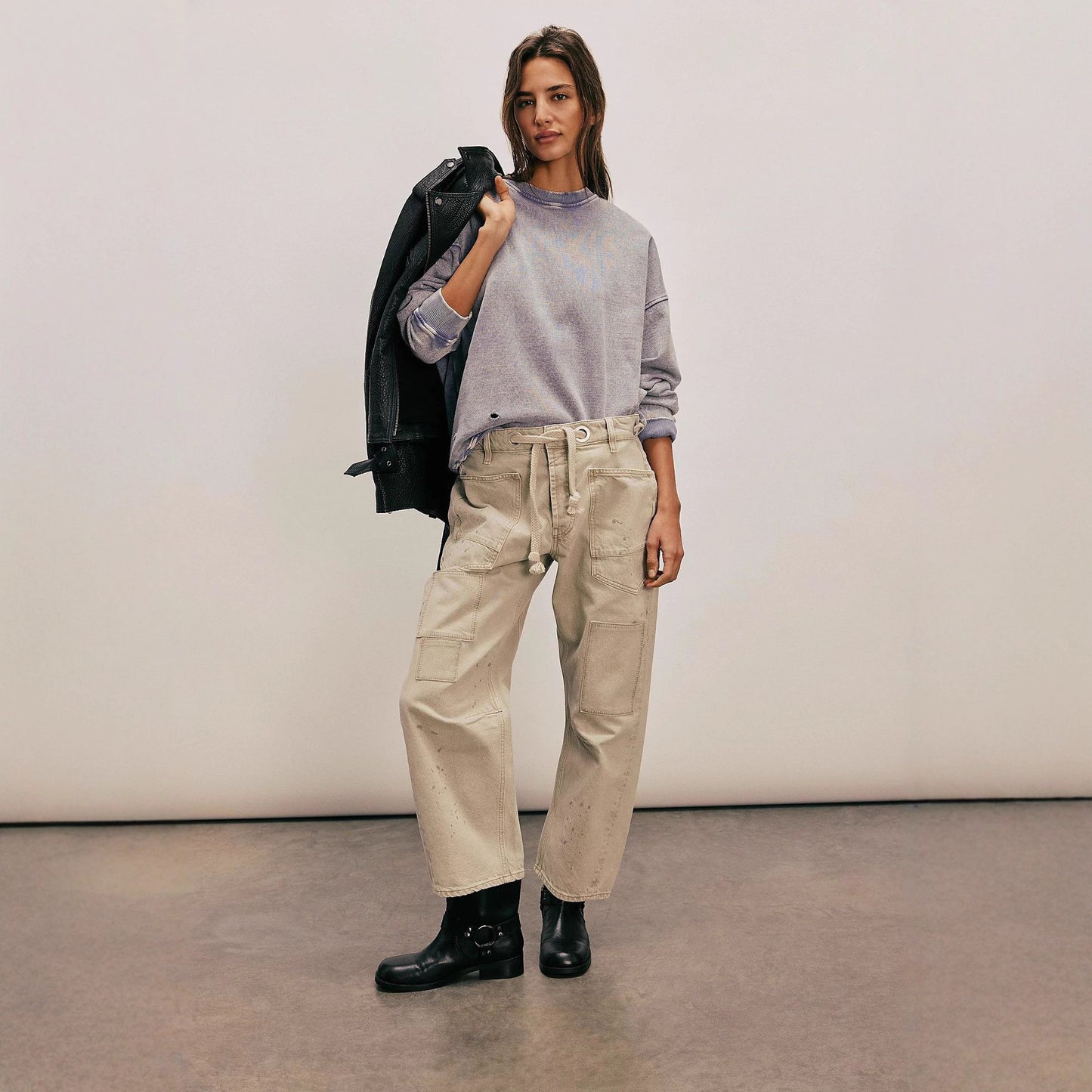 Eight Colors Fashion American Retro Washed Jeans