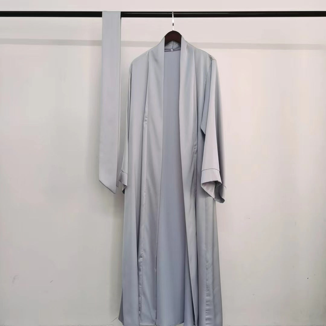 Dopamine Dress Solid Color Elegant Robe Dresses