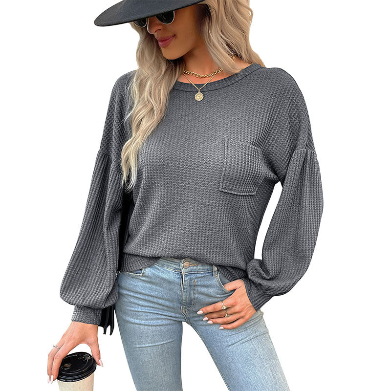 Attractive Classy Unique Women's Long-sleeved Backless Women's Sweater