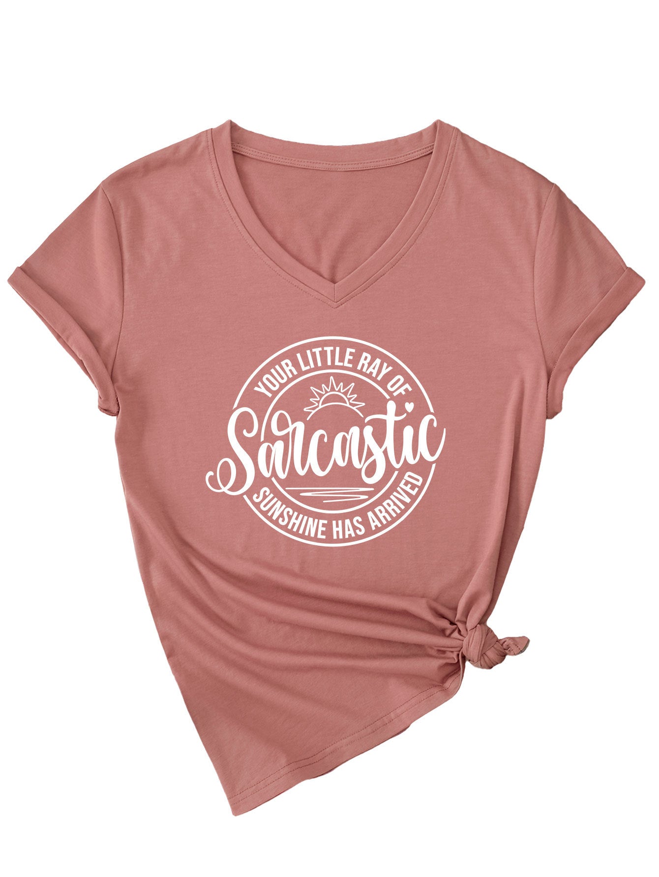 Women's Beautiful Casual Short-sleeved Fashion T-shirt Blouses