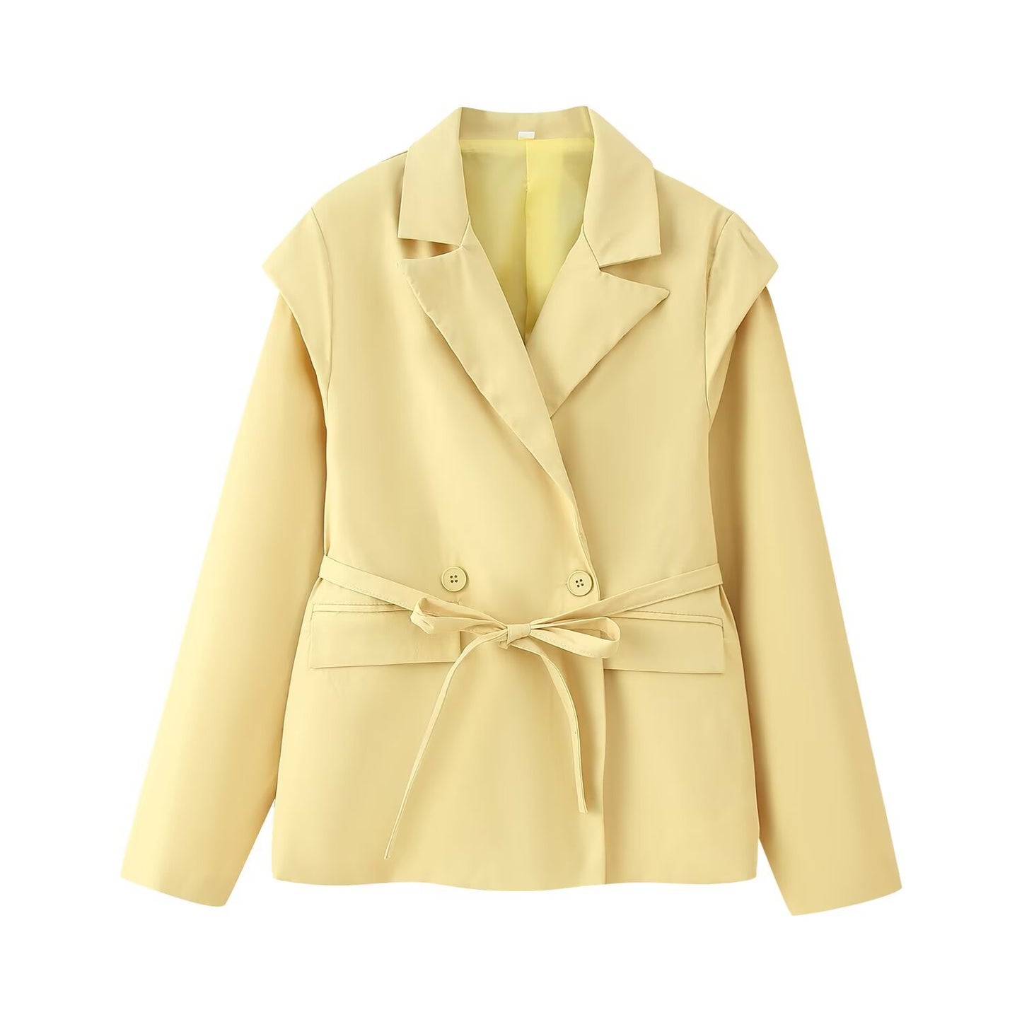 Women's Fashion Sweet Floral Collar Long Sleeve Blazers