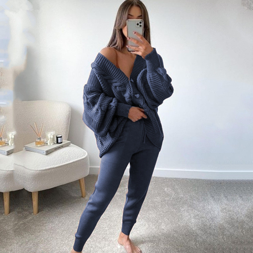 Women's Fashion Solid Color Slimming Long Sleeve Sweater