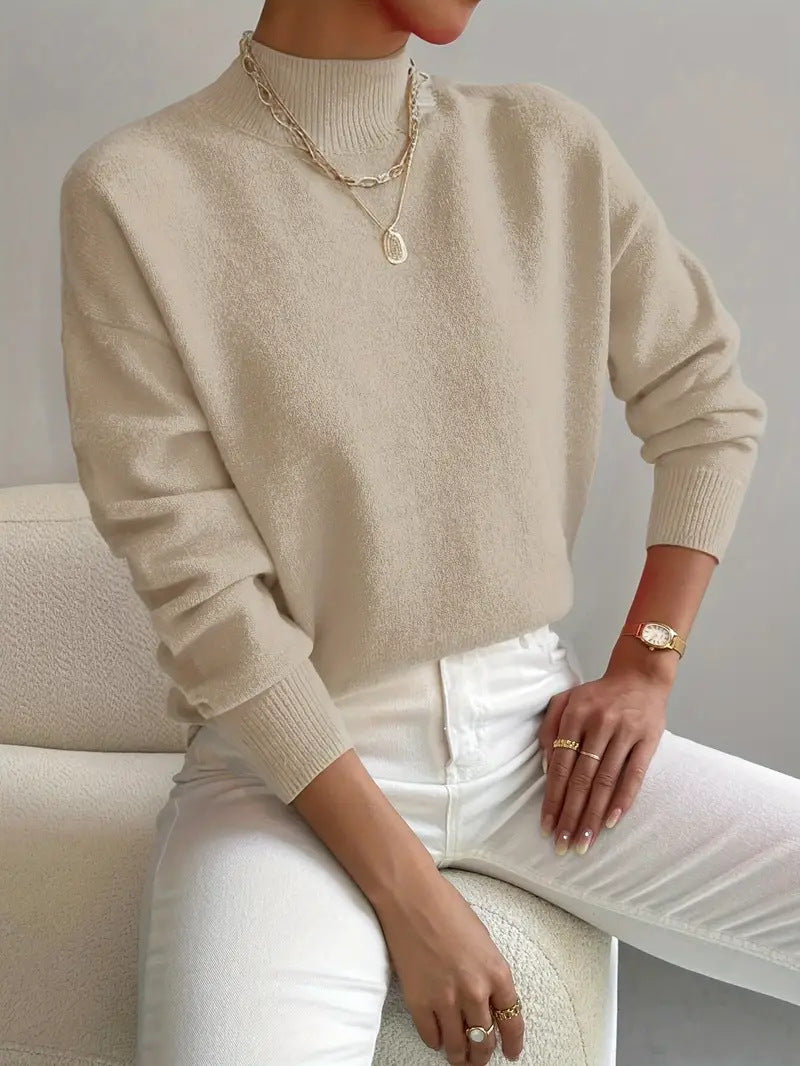 Women's Casual Comfortable Elegant Pullover Knitted Temperament Sweaters