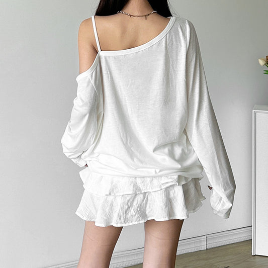 Women's Autumn Solid Color Loose Street Fashion Blouses
