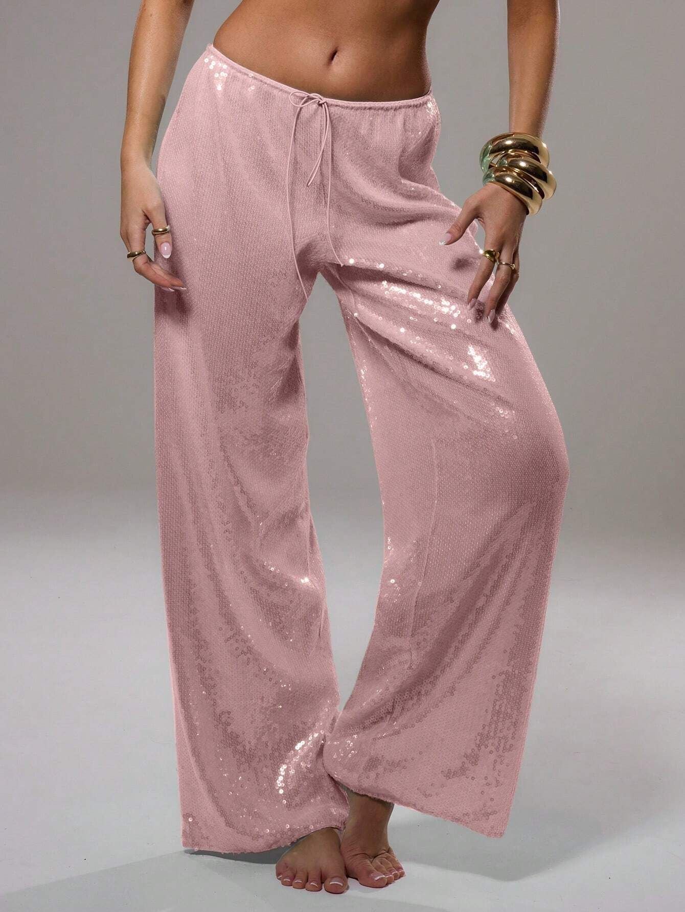 Women's Sequined Casual Loose Wear Autumn Fashion Pants