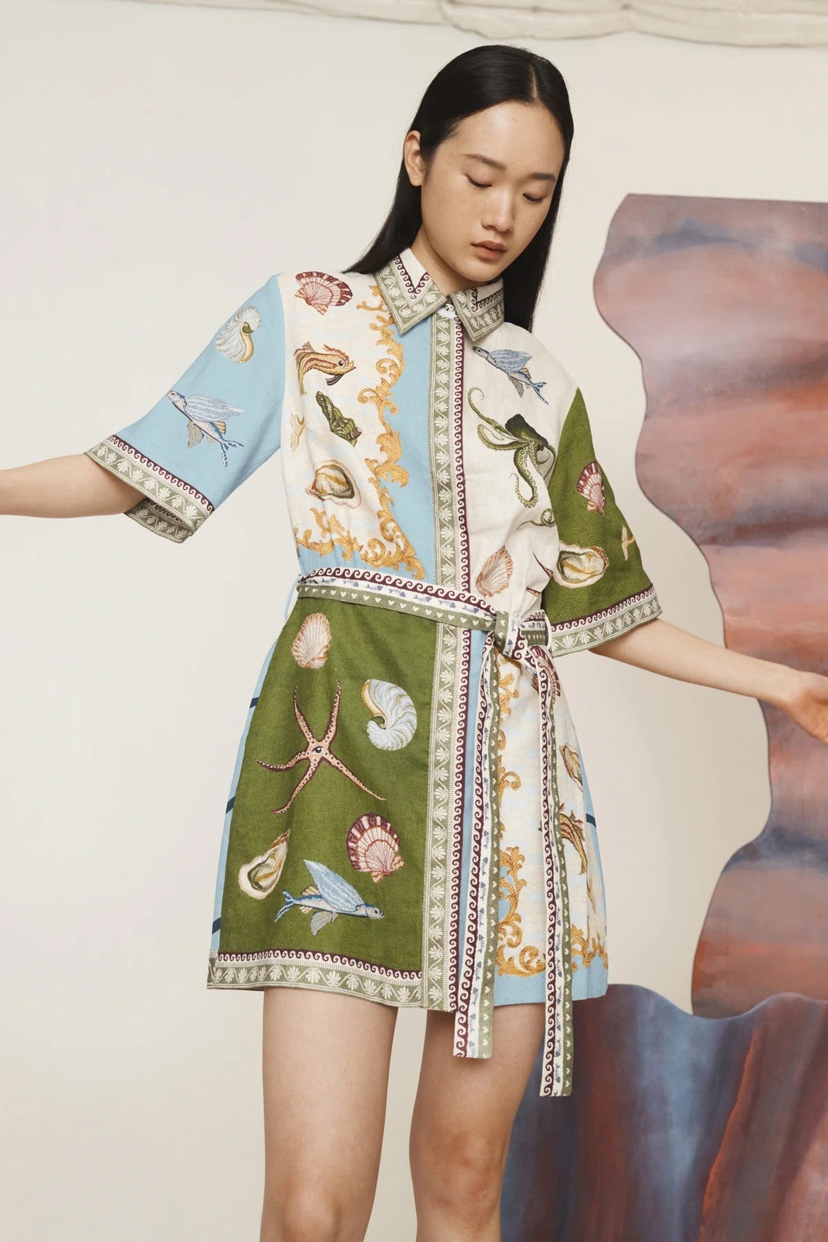 Casual Fashion Linen Shirt Temperament Wild Dress
