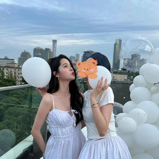 Women's Solid Color Linen Sexy Suspenders Dress Dresses