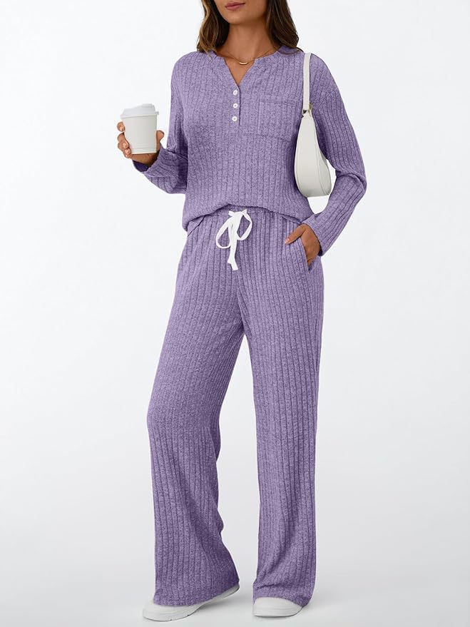 Pretty Women's Outerwear Casual Trousers Set Women's Sweater