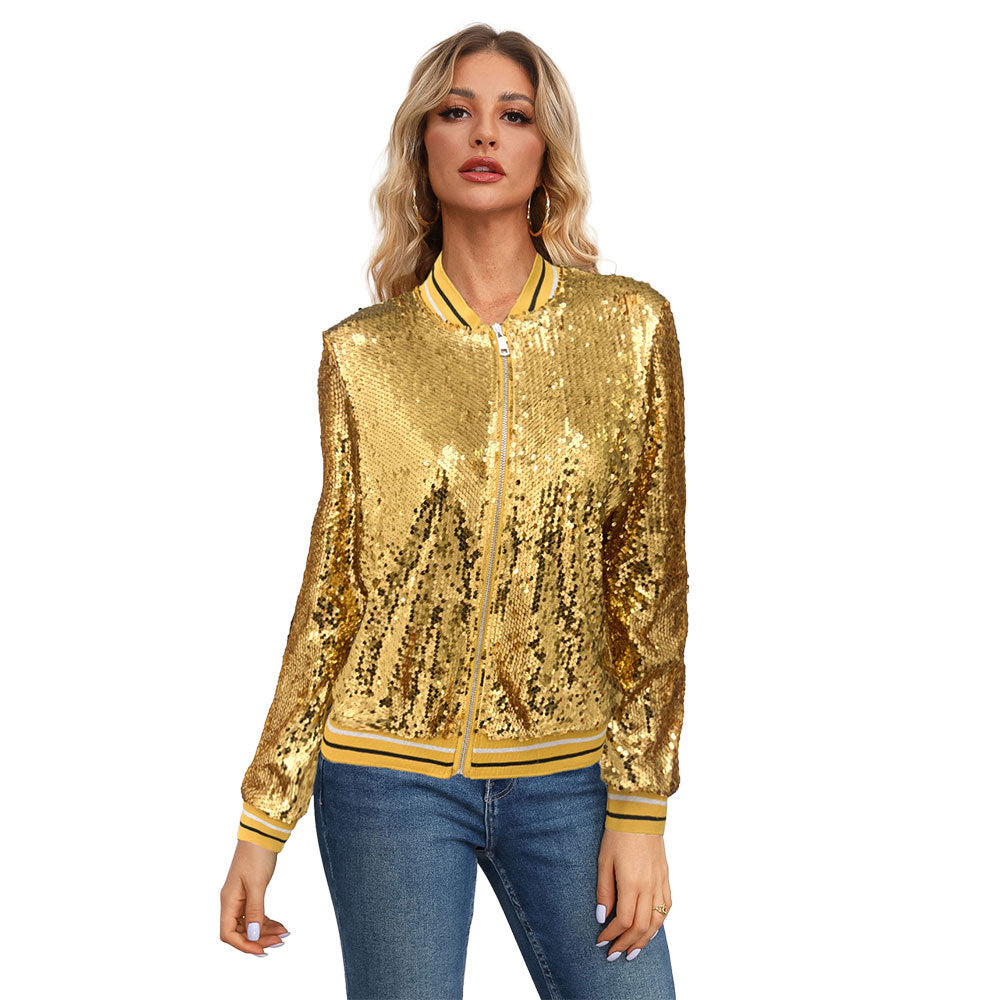 Women's Unique Classic Innovative Temperamental Sequined Jackets