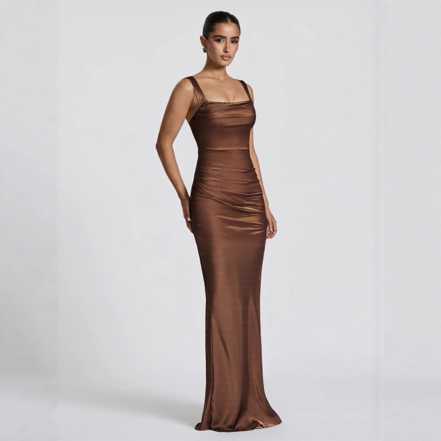 Sleeveless High-grade Slimming Sling Temperament Banquet Dress
