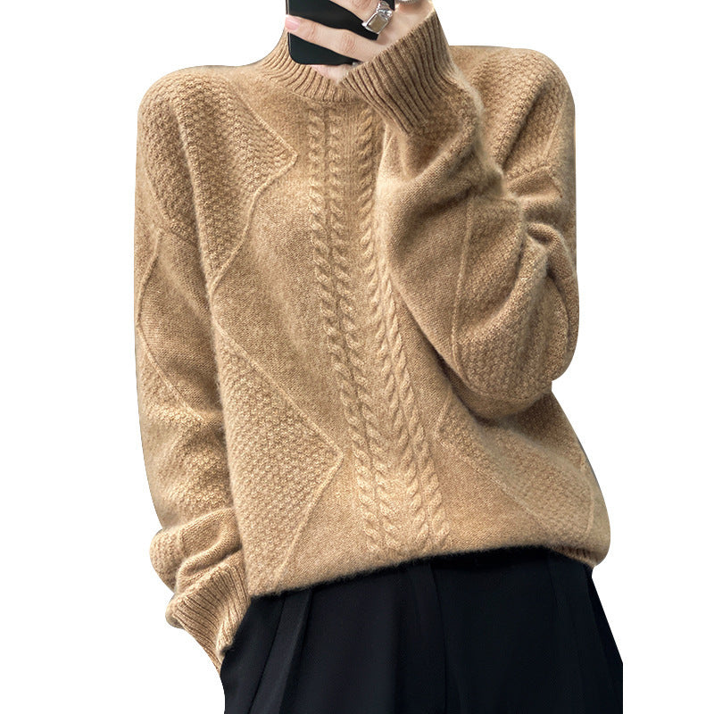Women's Thick Soft Glutinous Loose Pullover Idle Style Casual Sweater