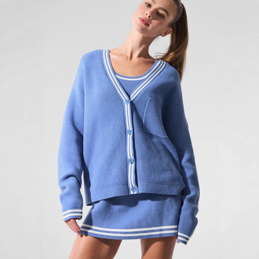 Women's Luxury Knitted Solid Color Loose Leisure Knitwear