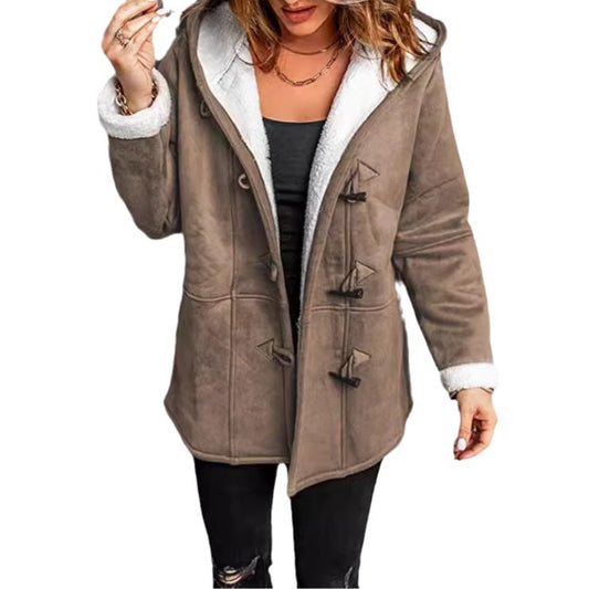 Women's Casual Mid-length Trench Overcoat Warm Coats