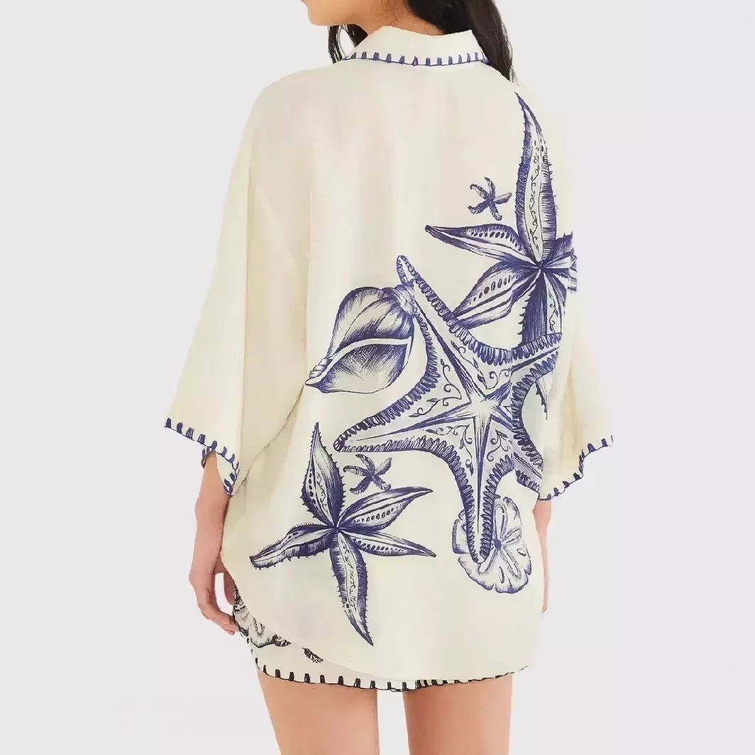 Cool Versatile Charming Linen Leisure Shirt Fashion Casual Suit