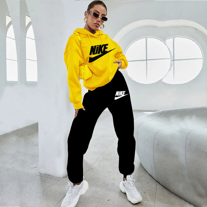 Women's & Men's Street Trend Sports Outdoor Leisure Hoodie Suits