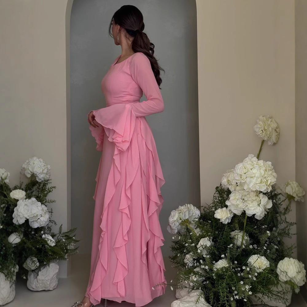 Women's Comfortable Beautiful Chiffon Wave Dress Dresses