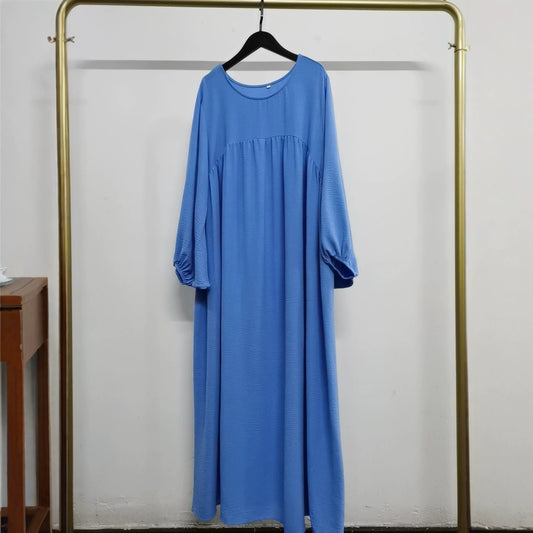 Large Swing Solid Color Loose Sweet Dress