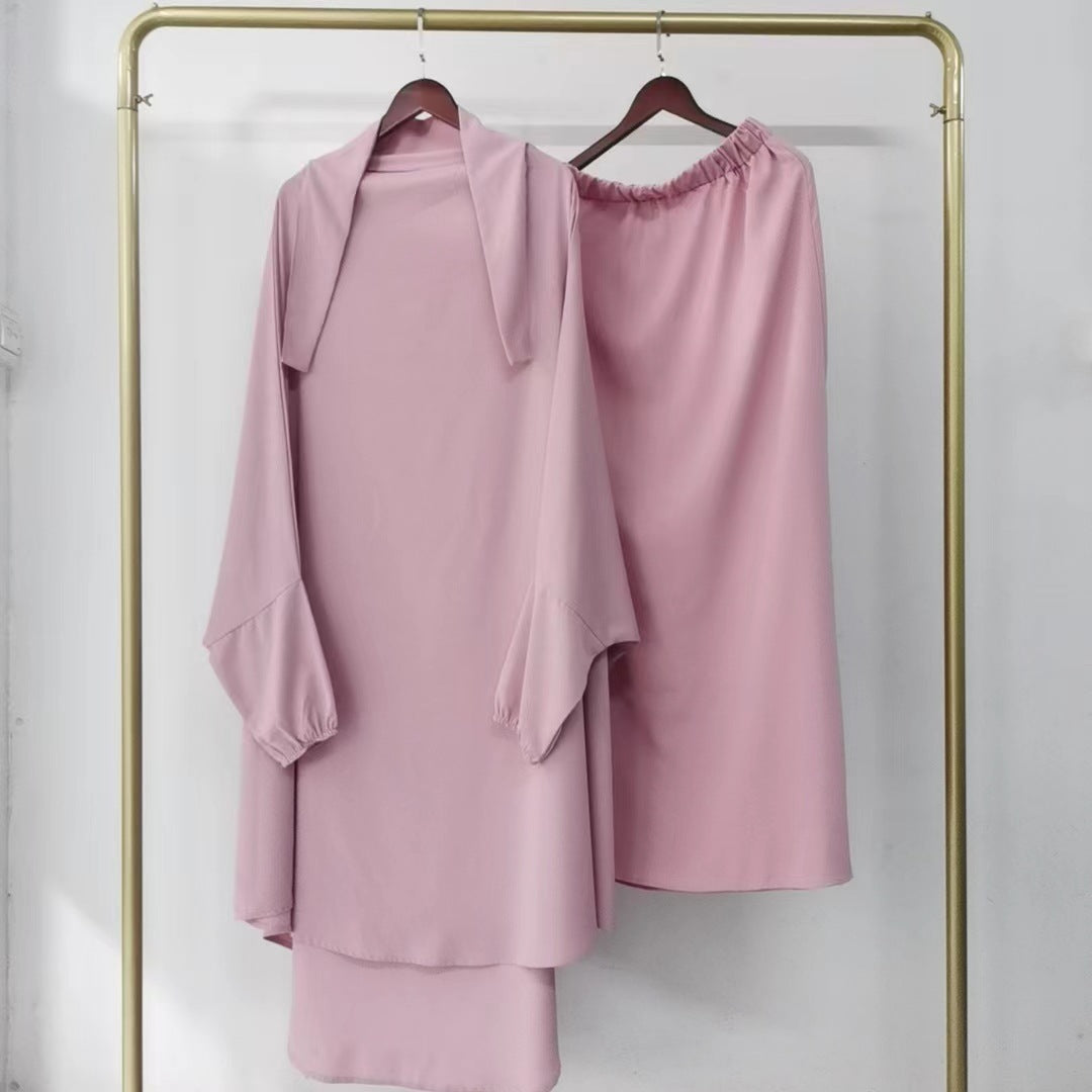 Robe Side Pocket Hooded Solid Color Dresses