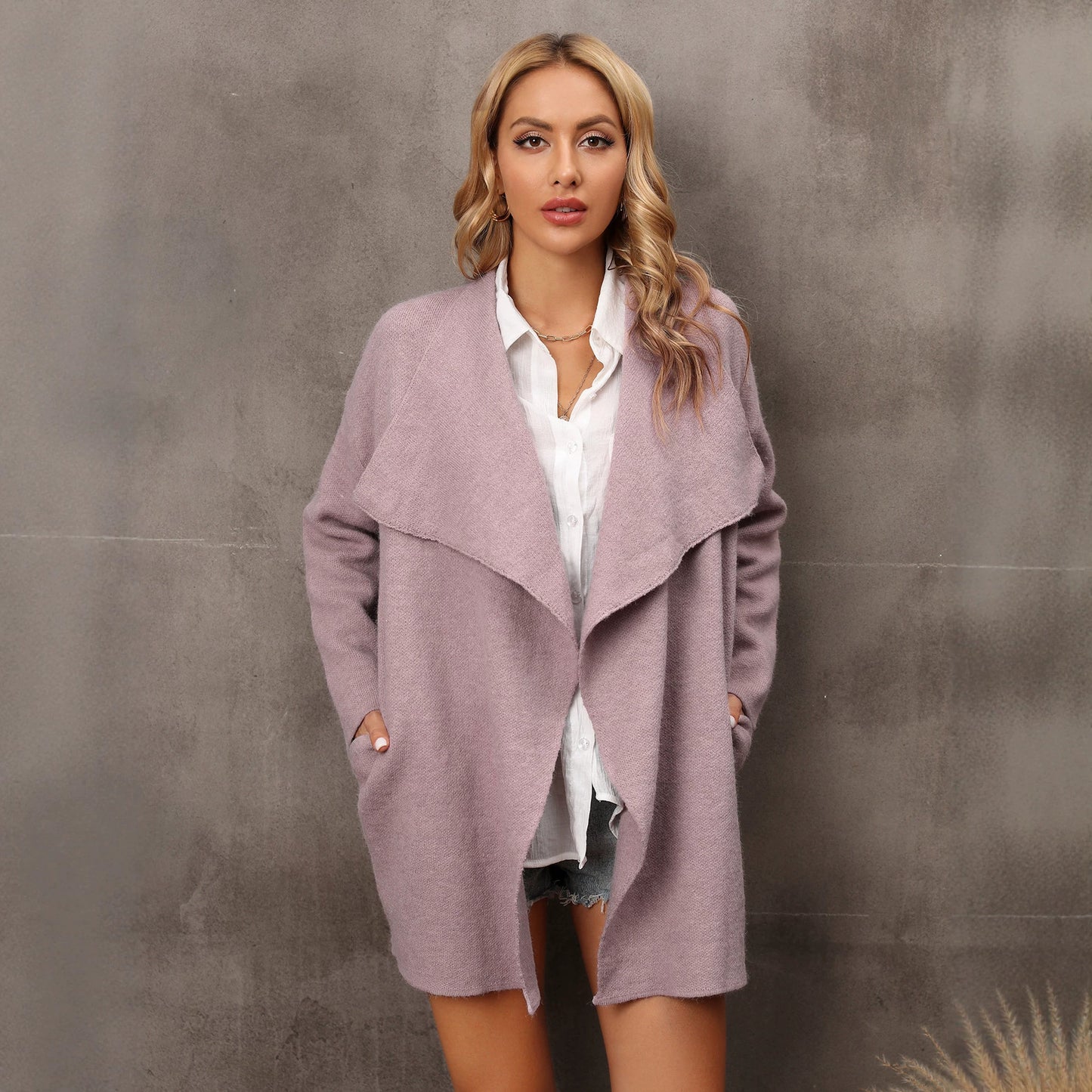 Women's Spring Long Personality Fashion Ol Knitted Women's Sweater