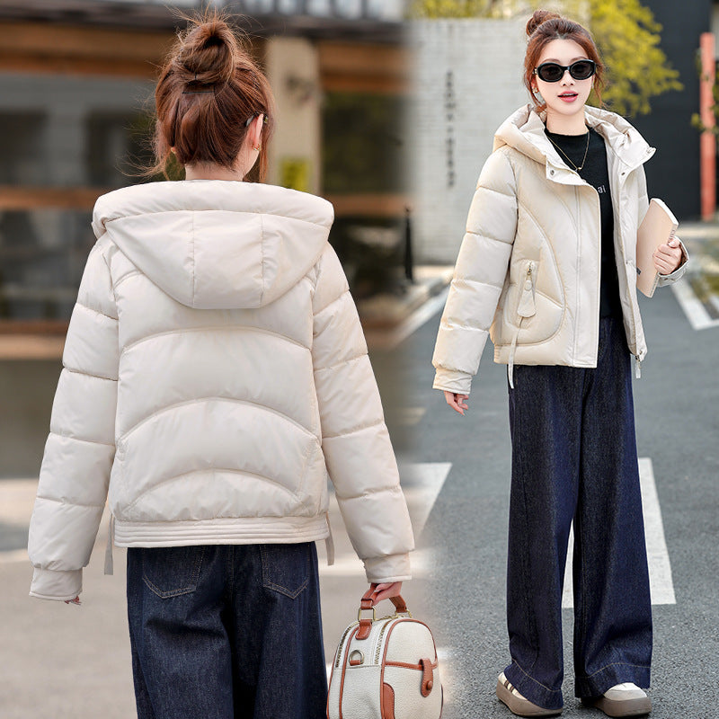Women's Down Winter Loose Graceful Thickened Hoodie Coats